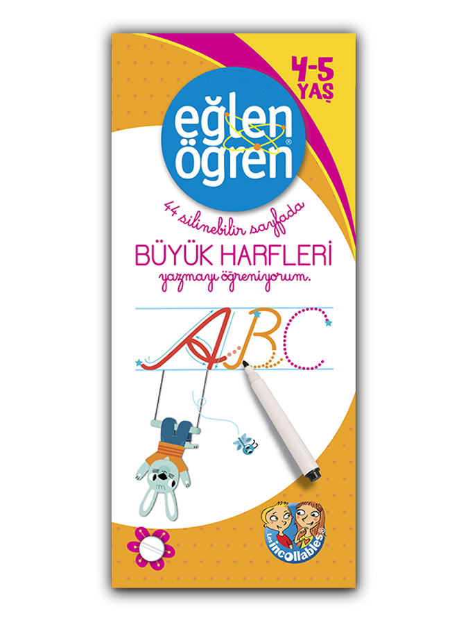 40 Silinebilir Sayfa Büyük Harfler