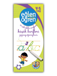 Eğlen Öğren - 40 Silinebilir Sayfa Küçük Harfler