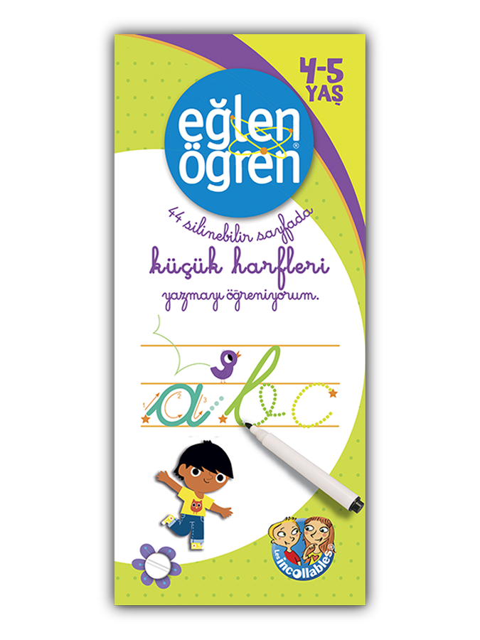 40 Silinebilir Sayfa Küçük Harfler