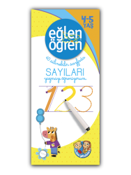 Eğlen Öğren - 40 Silinebilir Sayfa Sayılar