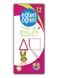 Eğlen Öğren - 40 Silinebilir Sayfa Şekiller