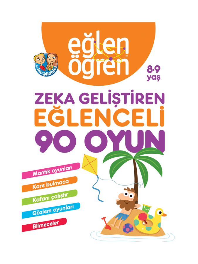 Eğlen Öğren 8-9 Yaş Zeka Geliştiren 90 Oyun
