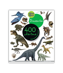 Eğlen Öğren - Eğlen Öğren Çıkartma Kitabı - Dinozorlar