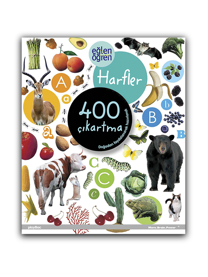 Eğlen Öğren Çıkartma Kitabı - Harfler