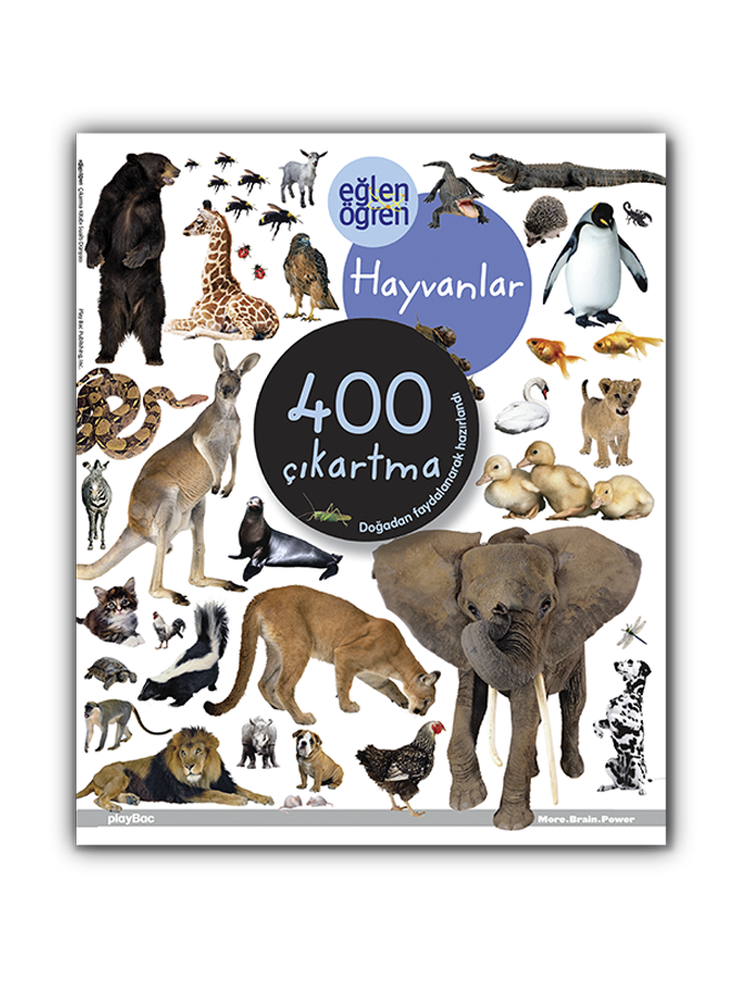 Eğlen Öğren Çıkartma Kitabı - Hayvanlar