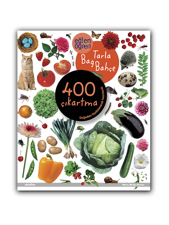 Eğlen Öğren Çıkartma Kitabı - Tarla Bağ Bahçe